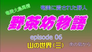 【シマ唄動画紹介】野茶坊物語　epsode06　山の世界（三）奄美に愛された野人　奄美大島風情