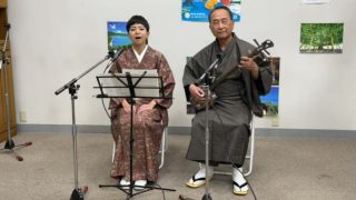 【シマ唄動画紹介】みち節　岩出みどり　米川宗夫(ばしゃ山会)　奄美民謡　徳之島シマ唄　amami【字幕】