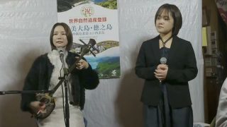 【シマ唄動画紹介】請けくま慢女節　藤田晶　森永あすか　奄美民謡　奄美シマ唄　amami【字幕】
