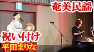 【シマ唄動画紹介】祝い付け　平田まりな　奄美民謡　奄美シマ唄　amami【字幕】