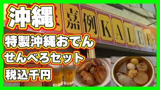 【沖縄居酒屋動画紹介】せんべろの旅【沖縄】秘伝！特製沖縄おでんとは何？【嘉例KALEE】