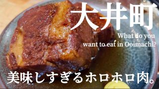 【沖縄居酒屋動画紹介】大井町グルメ｜美味しすぎるホロホロ肉。隠れ家沖縄料理の店がコスパ最強だった