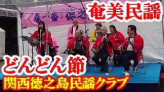 【シマ唄動画紹介】どんどん節　関西徳之島民謡クラブ　奄美民謡　奄美シマ唄　amami【字幕】