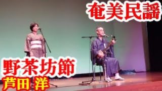 【シマ唄動画紹介】野茶坊節　芦田洋　橘倫子　奄美民謡　奄美シマ唄　amami【字幕】