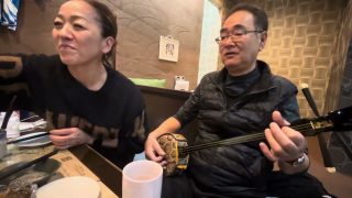 【シマ唄動画紹介】2025年 新春唄遊び【徳之島ちゅっきゃり節】 唄.三味線　林山忍　他.林山三次.重望臣　@奄美真心