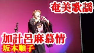 【シマ唄動画紹介】加計呂麻慕情　坂本順子　奄美歌謡　amami【字幕】