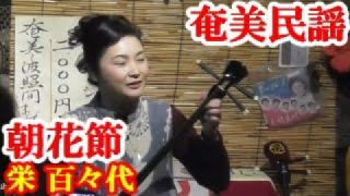 【シマ唄動画紹介】朝花節　栄百々代　奄美民謡　奄美シマ唄　amami【字幕】