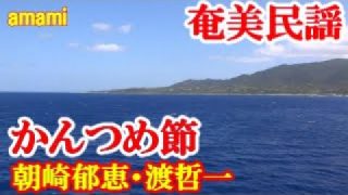 【シマ唄動画紹介】かんつめ節　渡 哲一・朝崎郁恵　奄美民謡　奄美シマ唄　amami【字幕】