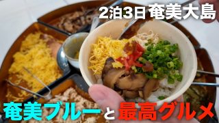 【奄美居酒屋動画紹介】【2泊3日奄美大島】奄美ブルーと島グルメ！魅力全部盛り