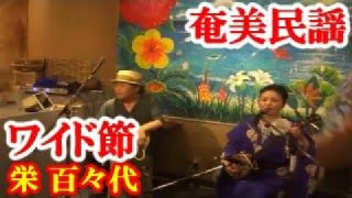 【シマ唄動画紹介】ワイド節　栄 百々代　奄美民謡　奄美シマ唄　amami【字幕】