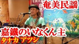 【シマ唄動画紹介】嘉鐵ぬイナクン主　タナカアツシ　奄美民謡　奄美シマ唄　amami【字幕】