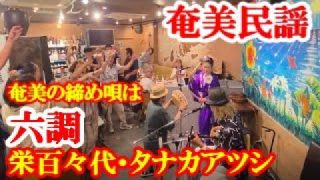 【シマ唄動画紹介】六調　栄 百々代　タナカアツシ　奄美民謡　奄美シマ唄　amami【字幕】