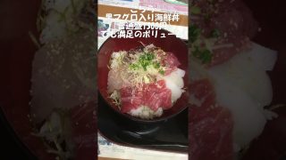 【奄美居酒屋動画紹介】奄美で海鮮丼を食べたい！「古仁屋のあま海」 黒マグロ入り海鮮丼 #Shorts
