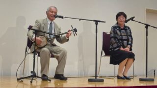 【シマ唄動画紹介】朝顔節(祝い唄)　池田哲也　奄美民謡　奄美シマ唄　amami【字幕】