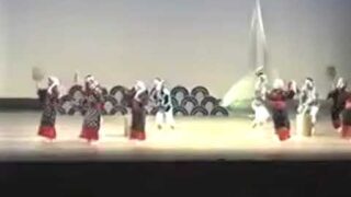【シマ唄動画紹介】奄美の島唄　　稲すり節　踊り(ハイビスカス)