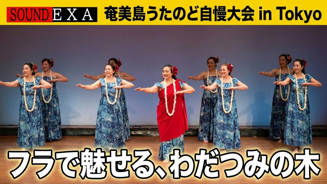 【シマ唄動画紹介】エメフラ東京/フラでわだつみの木/2026奄美島うたのど自慢大会InTokyo
