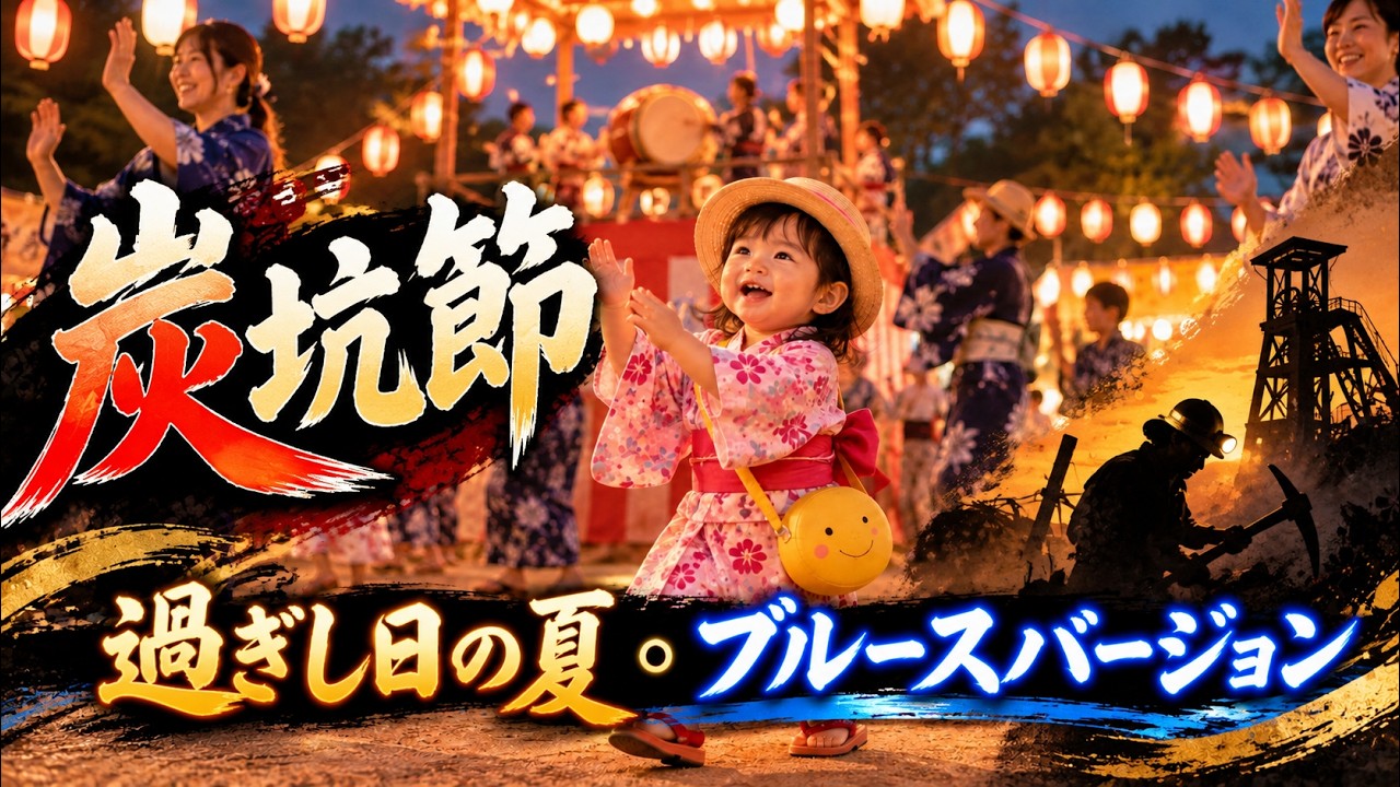 【シマ唄動画紹介】【炭坑節】昭和名曲　氷川きよし カバー曲　ブルースバージョン　奄美大島/沖縄/島唄/オールディーズ/ブルース/昭和歌謡/追憶音楽/official music video